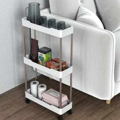 Bathroom Storage Rack With Wheels