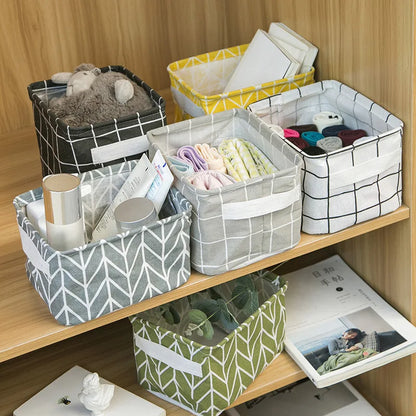 Cotton Linen Storage Basket