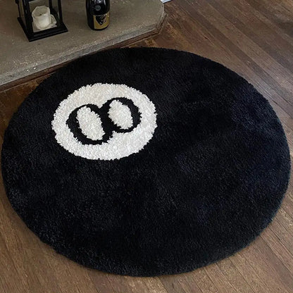 Billiards 8 Ball Rug