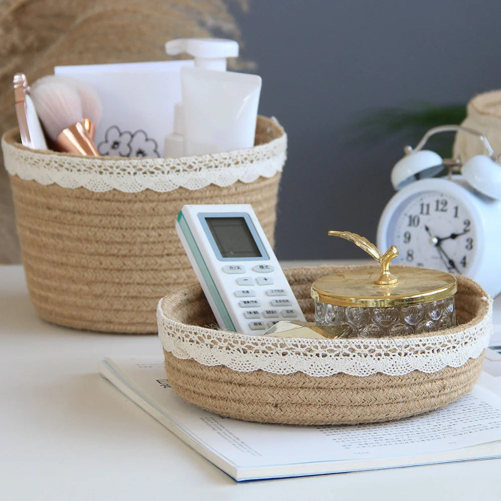 Jute Storage Basket